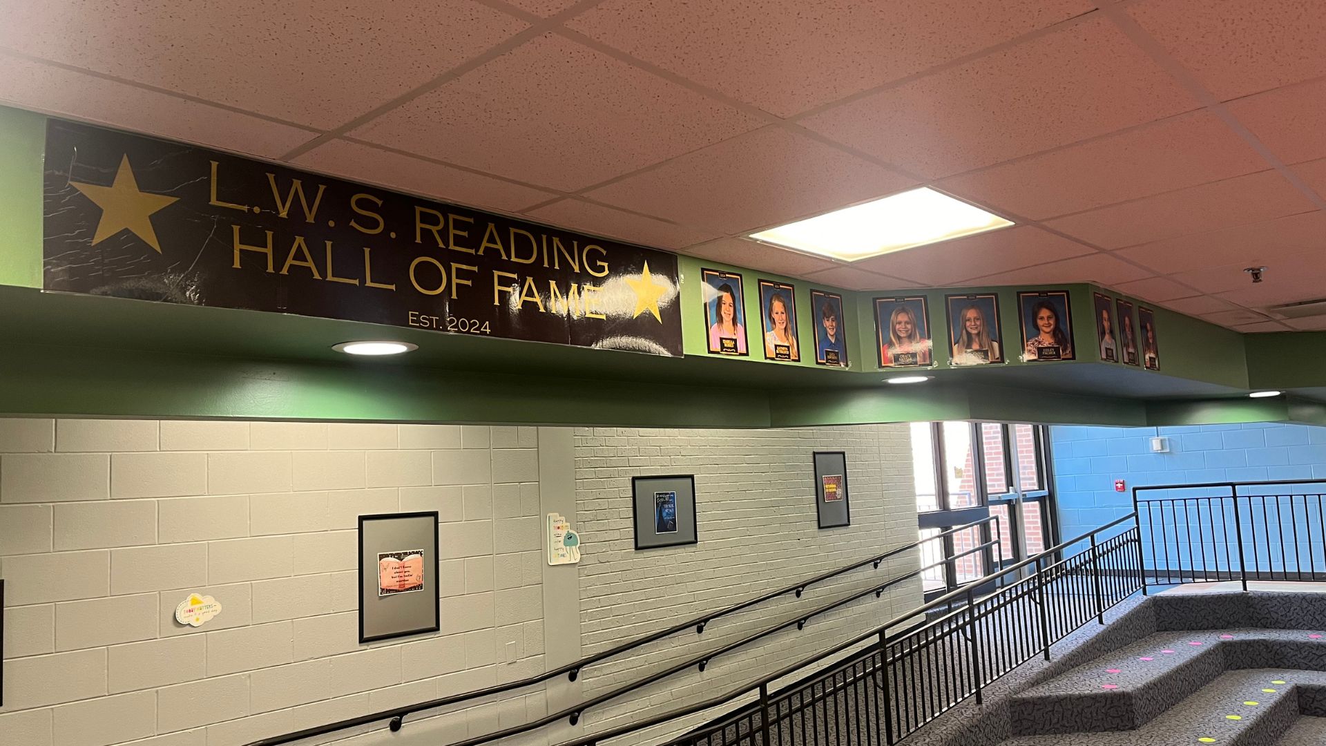 <p>The Reading Wall of Fame</p>
